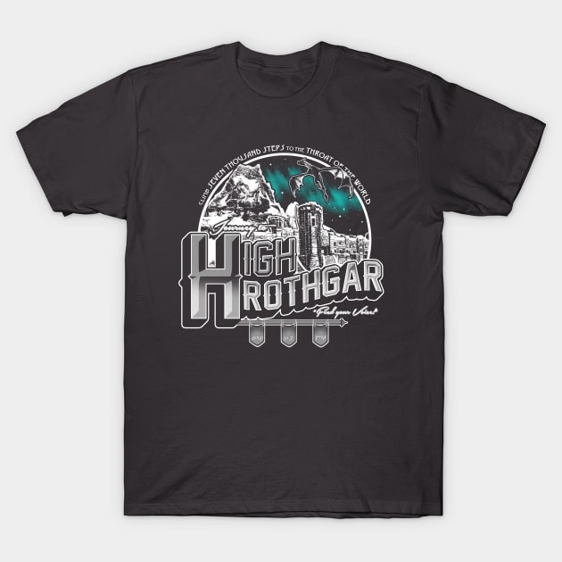 Journey to High Hrothgar T-Shirt by BCArtDesign